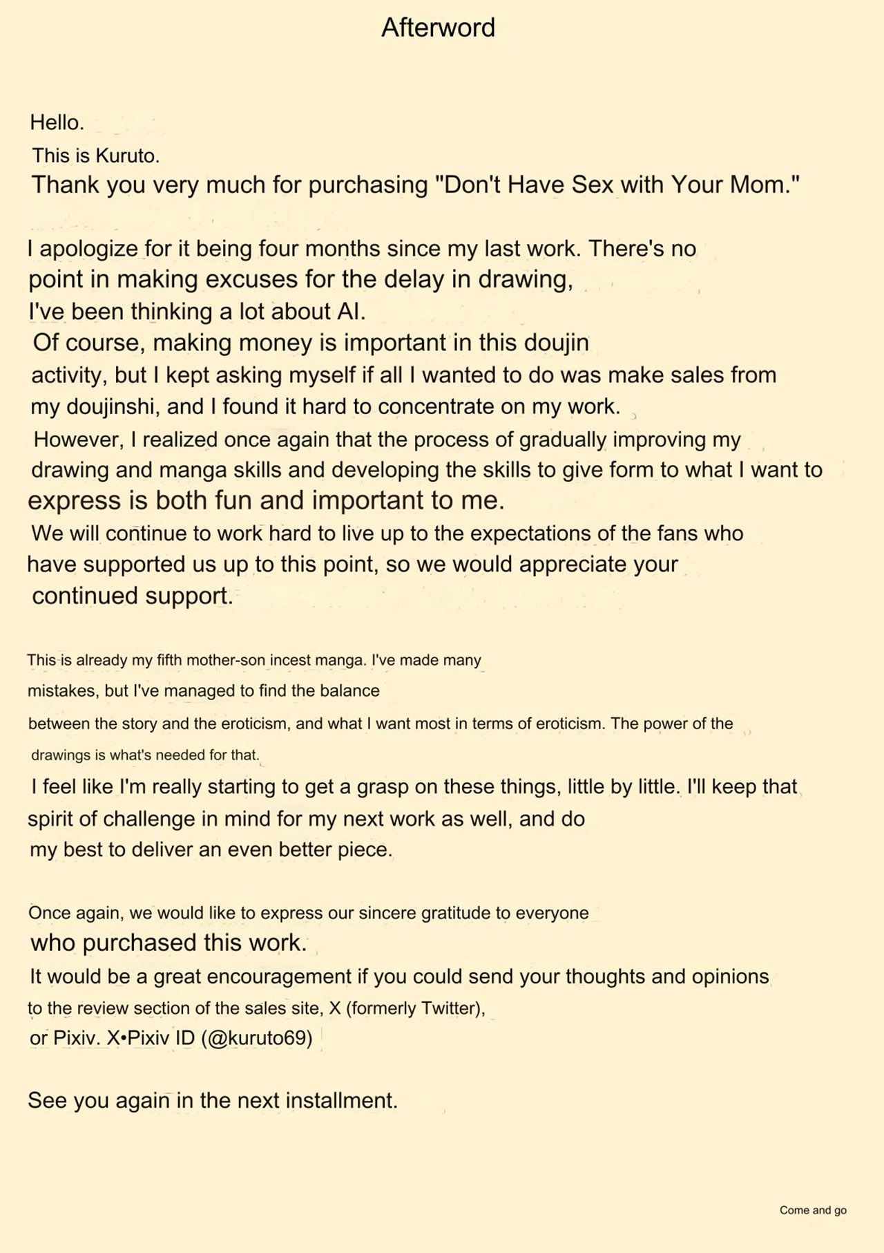 Okasan to Sekkusu wa Dame Datteba - Chapter 1 56 Okasan to Sekkusu wa Dame Datteba - Chapter 1 56