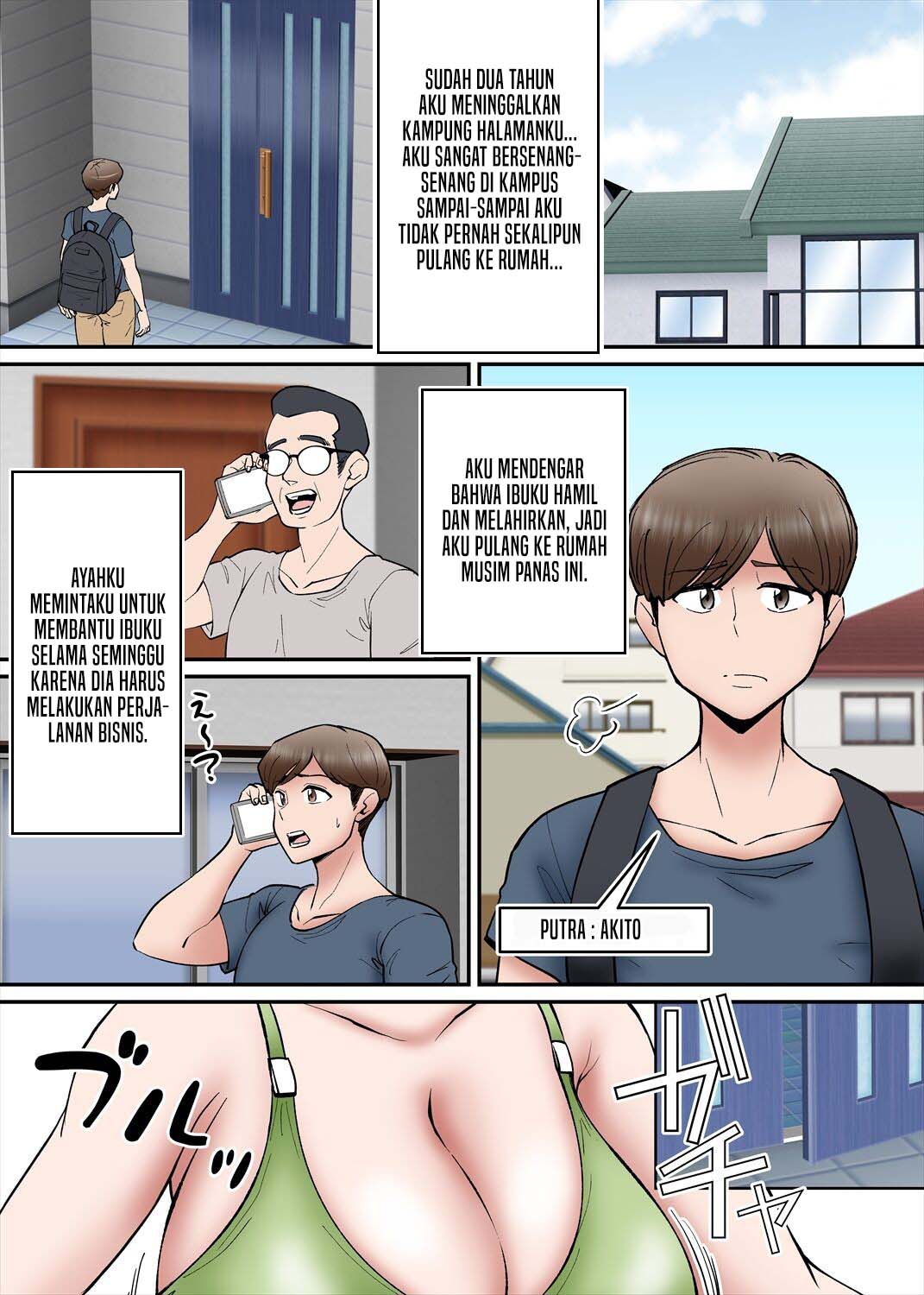 Haha no Sango Oppai ni Miserarete - Chapter 1 2