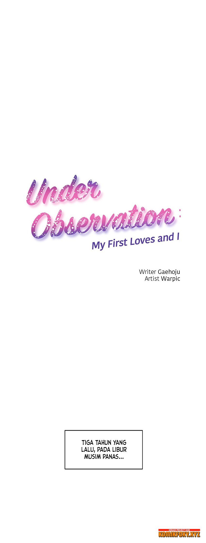 Under Observation: My First Loves and I - Chapter 03 3